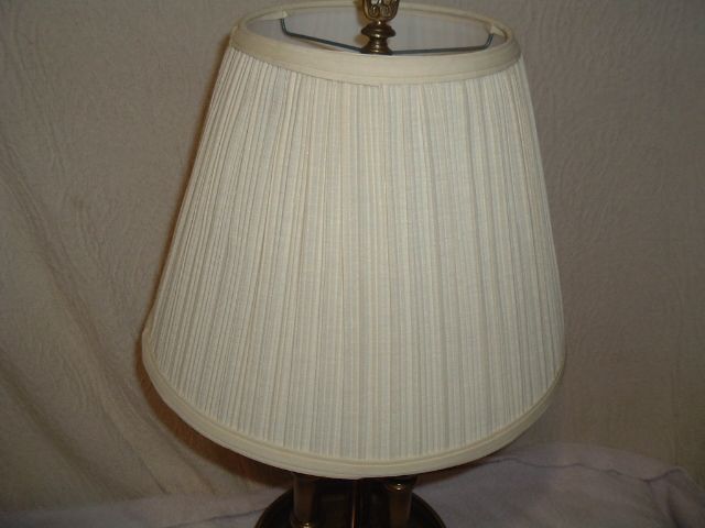 Mid Century Modern Brass Bouillotte Lamp 3 Candle 2 Light Vintage 