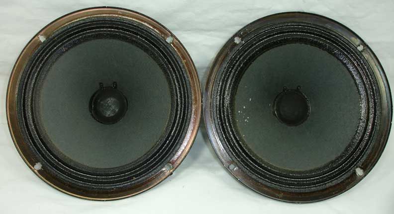 Pair Vintage Magnavox 8 Stereo Speakers Woofers ~  