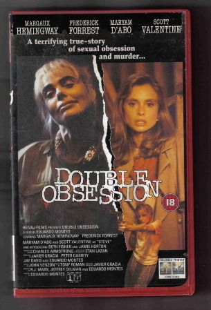 DOUBLE OBSESSION  MARGEAUX HEMMINGWAY MARYAM DABO  VHS  