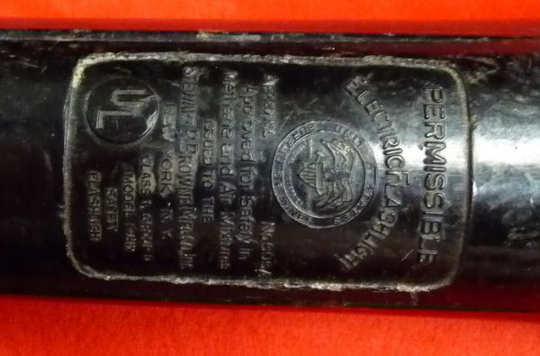   navy bakelite flashlight rare original world war two united states