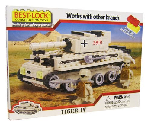 Best Lock Tiger Tank   160 Piece Brick Set   NEW  