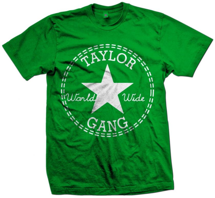 TAYLOR GANG ALL STAR ~ Wiz Khalifa Retro hip hop rap t shirt MODEL 1 