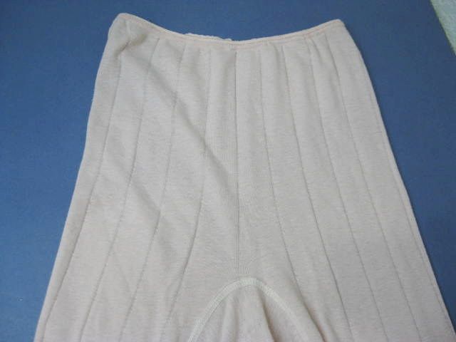   Penneys Pink Thermal Ribbed Womens Bloomers Briefs Spanks Small  