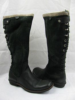 UGG Australia Smithfield Boots Black Used Women 8 EU 39 MSRP $328 