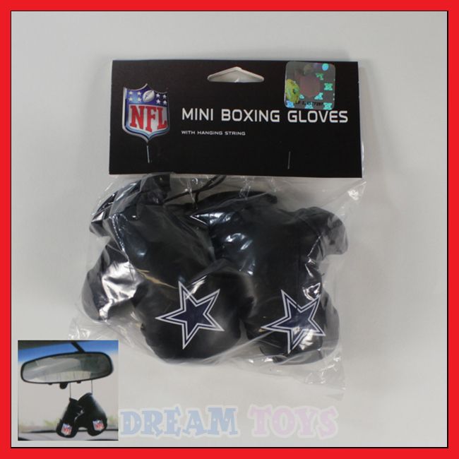 NFL Dallas Cowboys Mini Boxing Gloves/ Car/Auto  