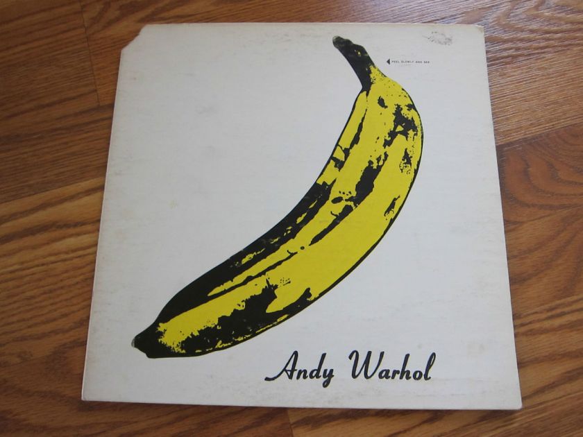  UNDERGROUND First lp Andy Warhol cover Peelable Banana stereo lp