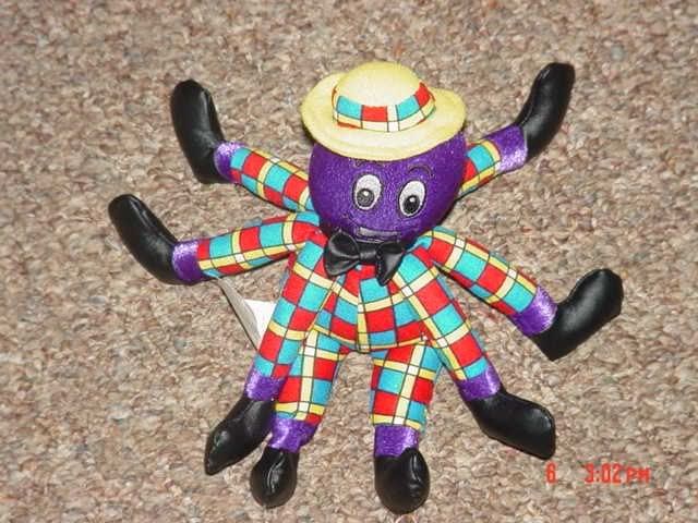 Wiggles Henry the Octopus Plush Lovey Stuffed Animal Doll  