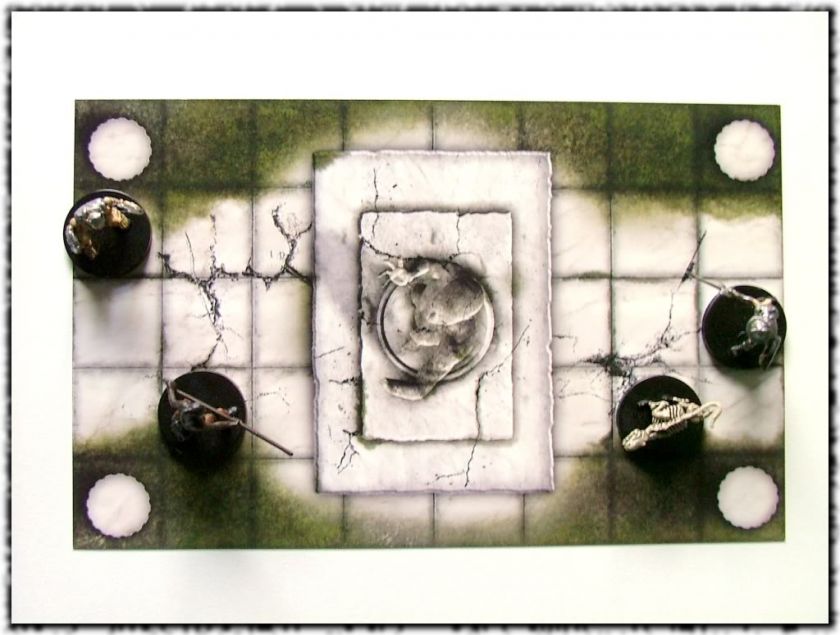 Dungeons & Dragons WEATHERED STATUE D&D Map Tiles  