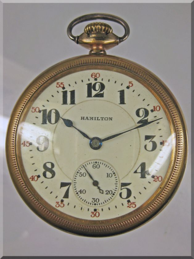 Hamilton 992 OF 21 Jewel Adjusted 5 Positions Swing Out Pocket Watch 