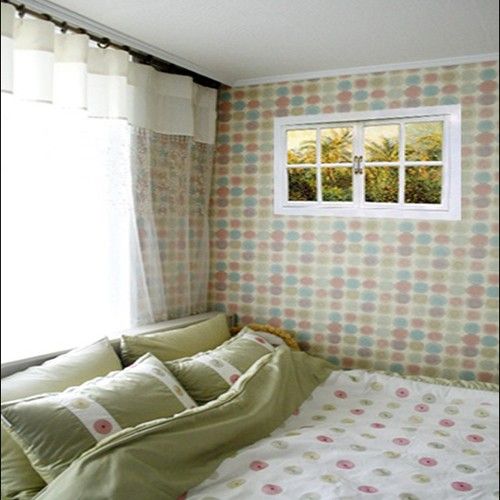 Landscape Window Adhesive Removable Wall Decor Accents Mural Fabric 
