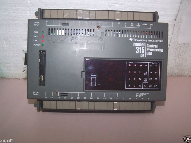 TEXAS INSTRUMENTS PLC CPU PROCESSOR UNIT 315DR 315 DR  